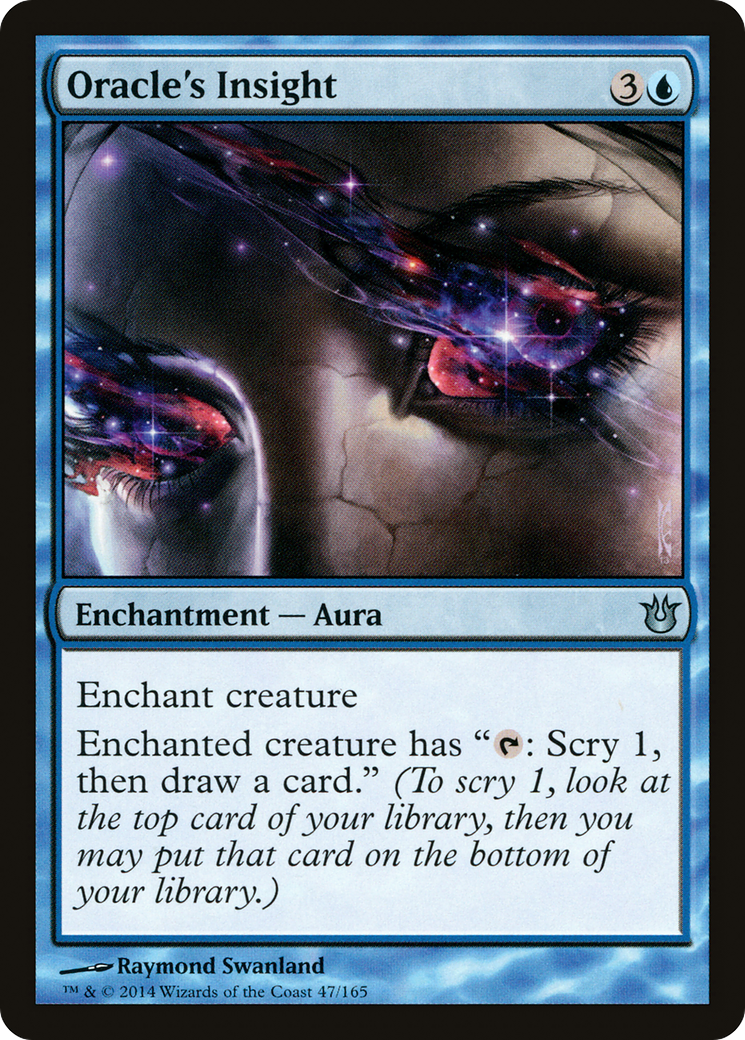 Oracle's Insight (BNG-047)  Foil - Born of the Gods