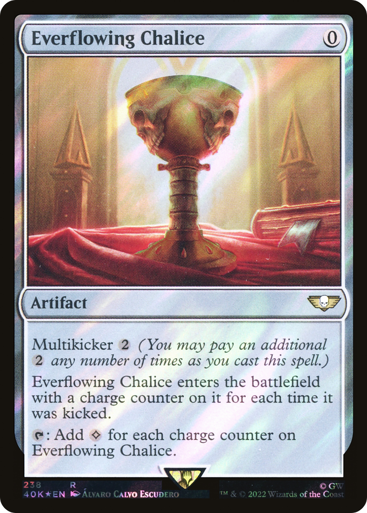 Everflowing Chalice (Surge Foil) (40K-238)  Foil - Warhammer 40,000 Commander