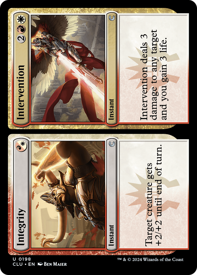Integrity // Intervention (CLU-198)  - Ravnica: Clue Edition