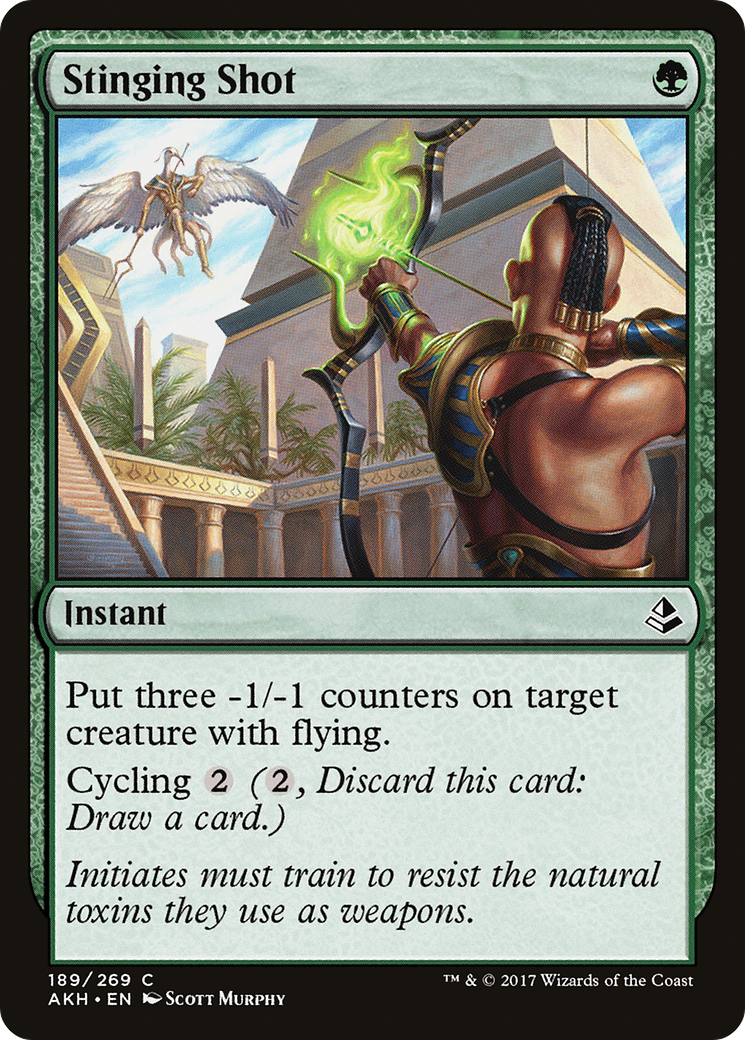 Stinging Shot (AKH-189)  - Amonkhet