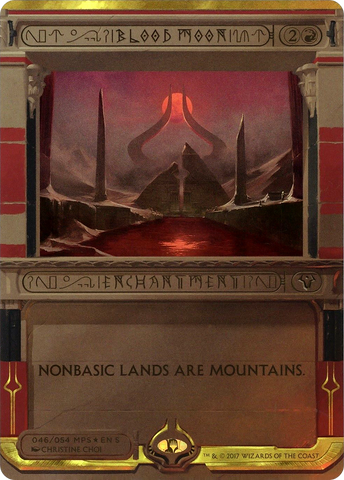 Blood Moon (MPS2-046)  Foil - Amonkhet Invocations (Borderless)