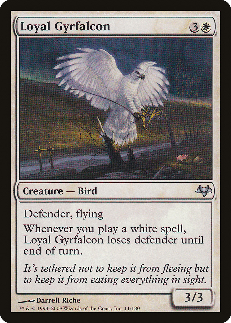 Loyal Gyrfalcon (EVE-011)  Foil - Eventide