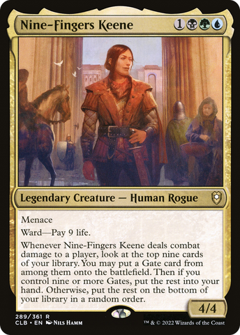 Nine-Fingers Keene (CLB-289)  - Commander Legends: Battle for Baldur's Gate