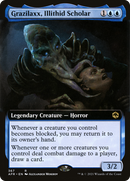 Grazilaxx, Illithid Scholar (Extended Art) (AFR-367)  Foil - Adventures in the Forgotten Realms: (Extended Art)