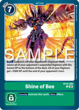 Shine of Bee (BT16-095) - Beginning Observer