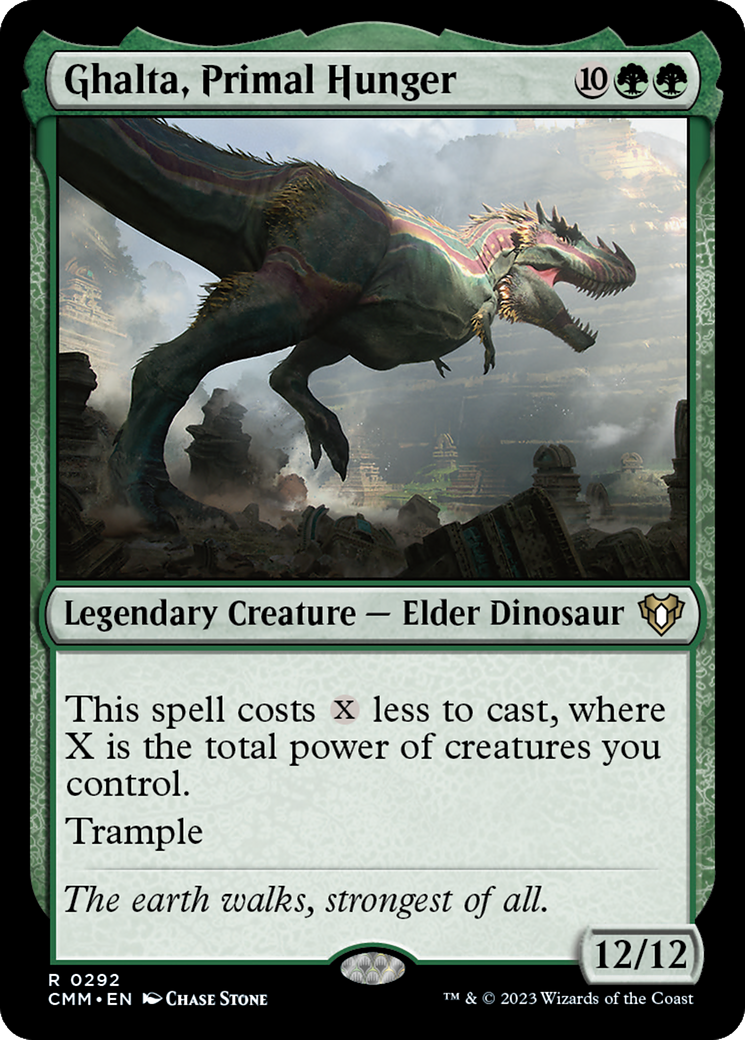 Ghalta, Primal Hunger (CMM-292)  - Commander Masters