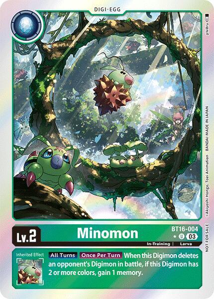 Minomon [BT16-004] (Box Promotion Pack: Beginning Observer) [Beginning Observer Promos]