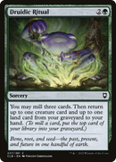 Druidic Ritual (CLB-227)  Foil - Commander Legends: Battle for Baldur's Gate