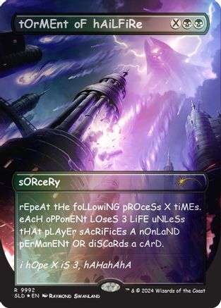 tOrMEnt oF hAiLFiRe (Rainbow Foil) (SLD-9992)  Foil - Secret Lair Drop Series