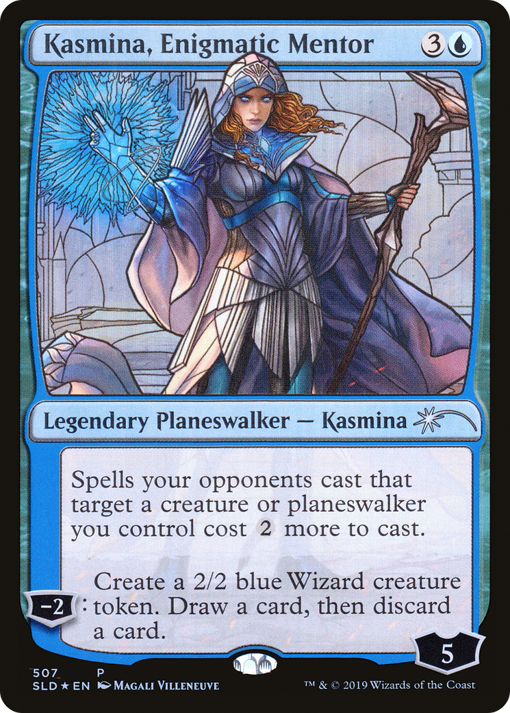 Kasmina, Enigmatic Mentor (Stained Glass) (SLD-507)  Foil - Secret Lair Drop