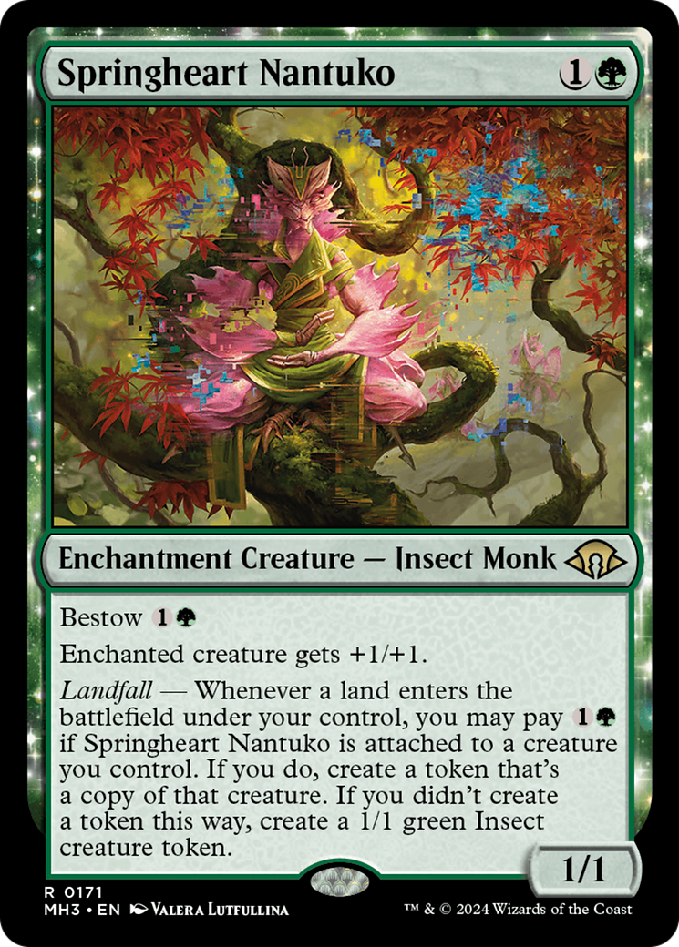 Springheart Nantuko (MH3-171)  Foil - Modern Horizons 3: (enchantment)