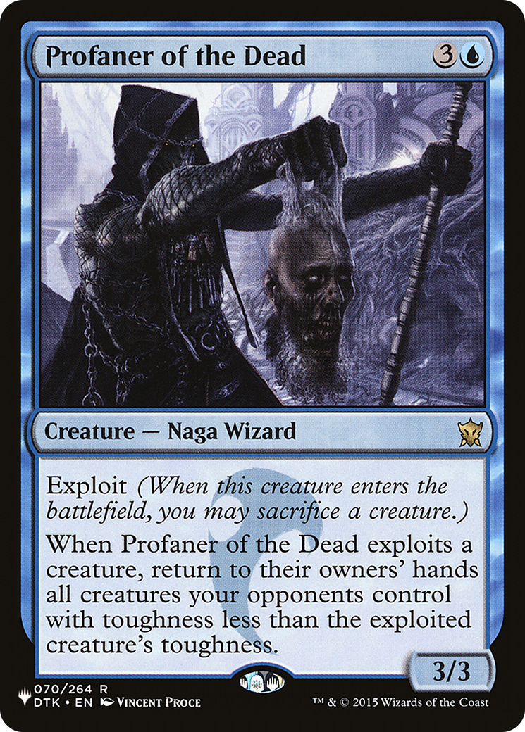 Profaner of the Dead (LIST-DTK-70)  - The List