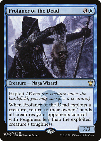 Profaner of the Dead (LIST-DTK-70)  - The List