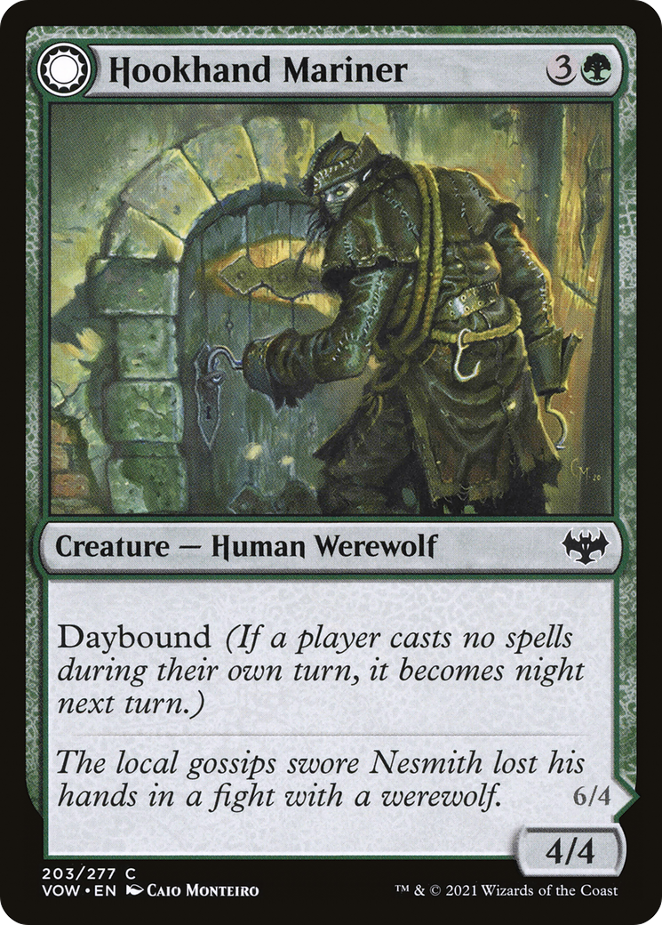 Hookhand Mariner (VOW-203)  - Innistrad: Crimson Vow: (Double Faced Transform)