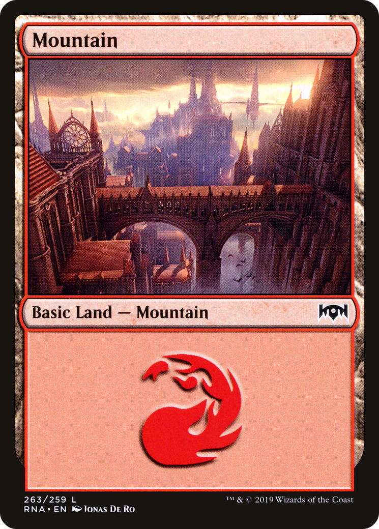 Mountain (RNA-263)  Foil - Ravnica Allegiance