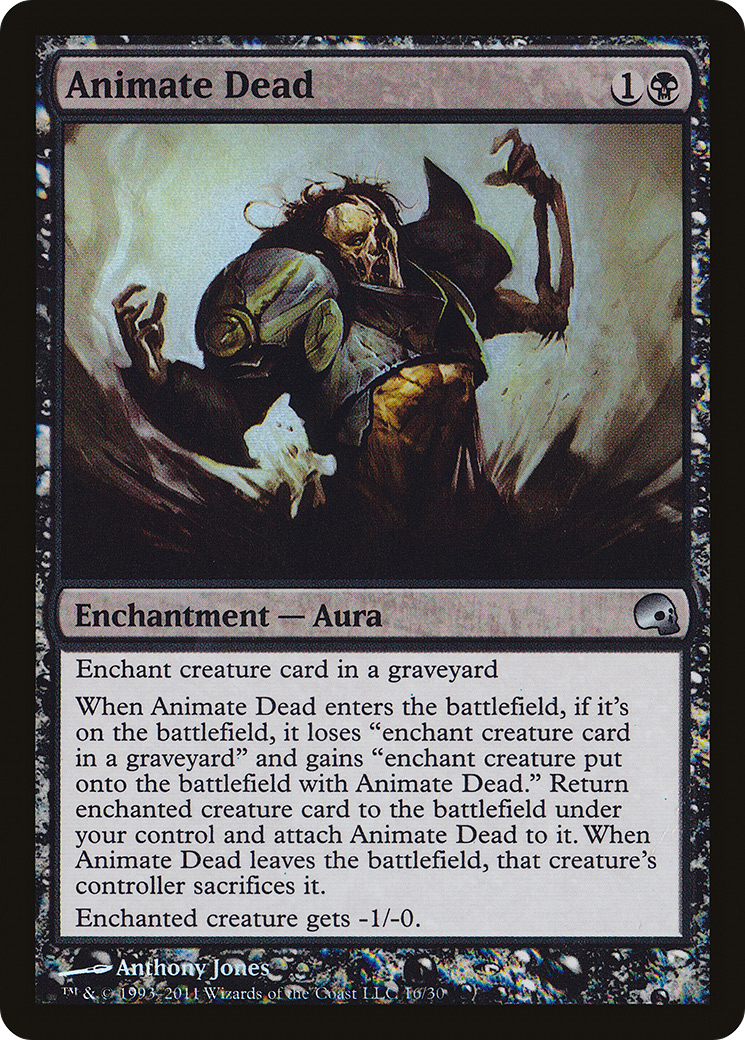 Animate Dead (GRV-016)  Foil - Premium Deck Series: Graveborn