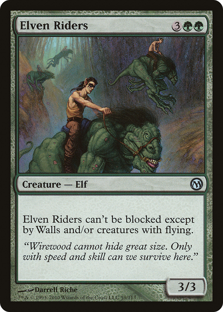 Elven Riders (DPA-059)  - Duels of the Planeswalkers
