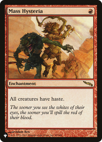Mass Hysteria (LIST-99/306)  - The List
