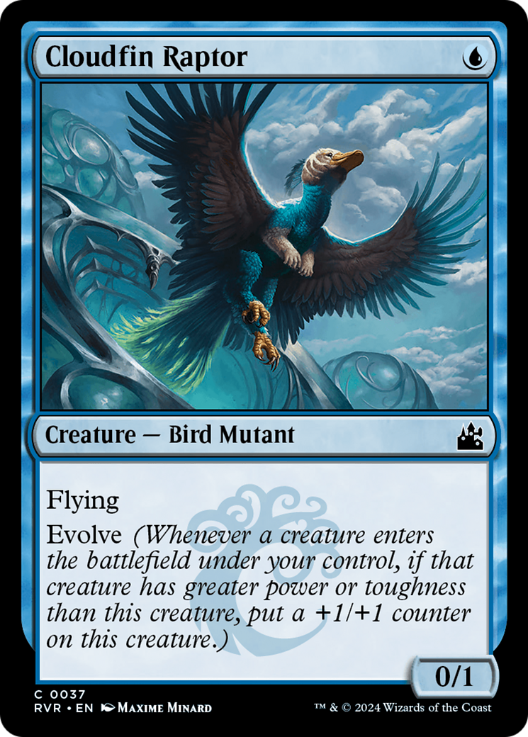 Cloudfin Raptor (RVR-037)  - Ravnica Remastered