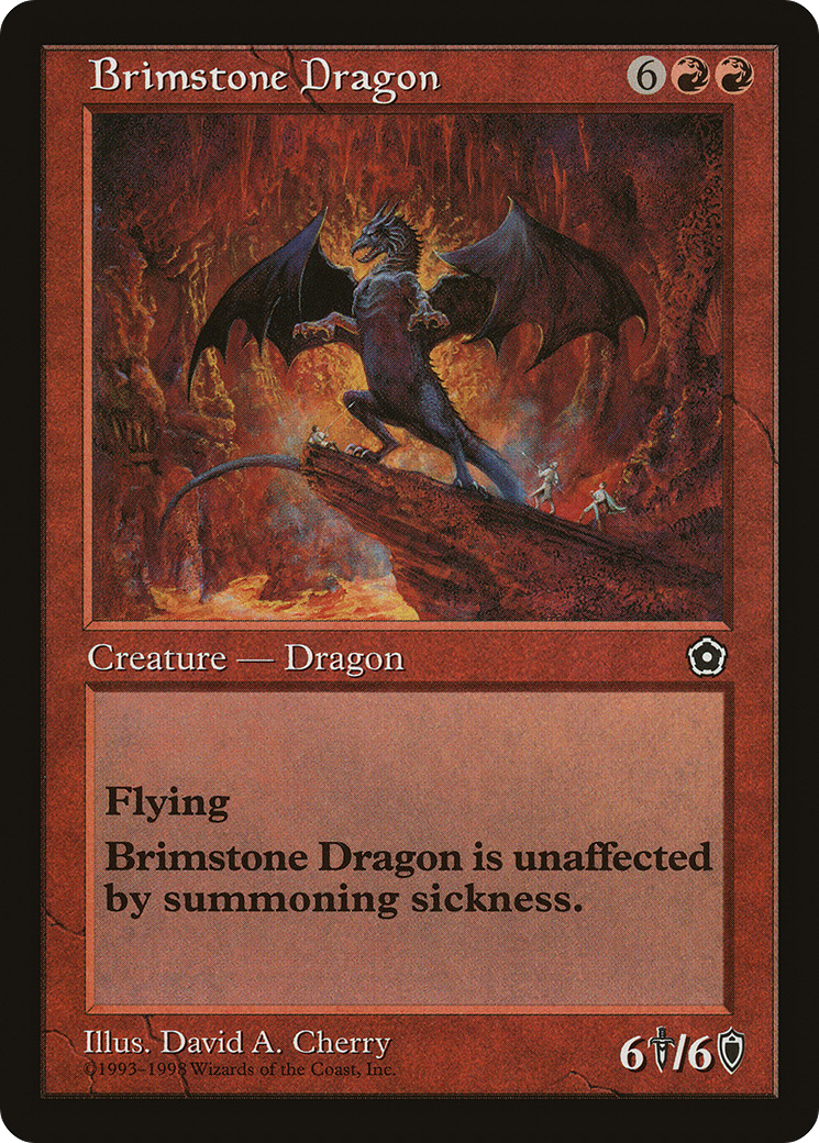 Brimstone Dragon (P02-)  - Portal Second Age