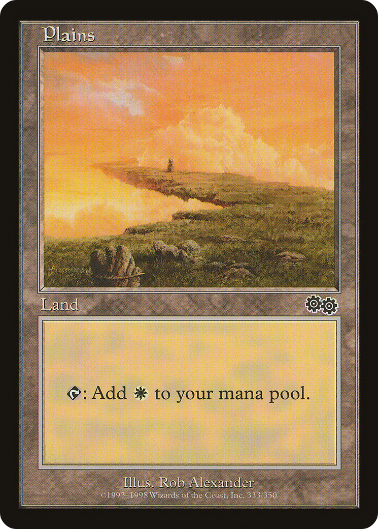 Plains (333) (USG-333)  - Urza's Saga