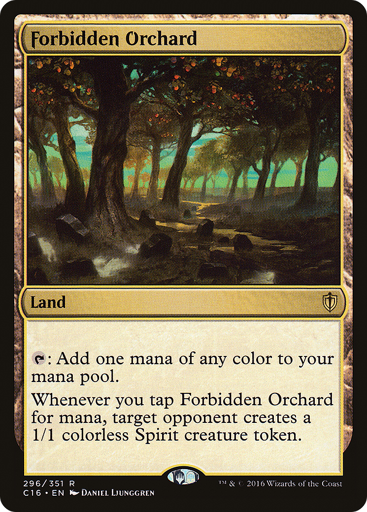 Forbidden Orchard (C16-296)  - Commander 2016