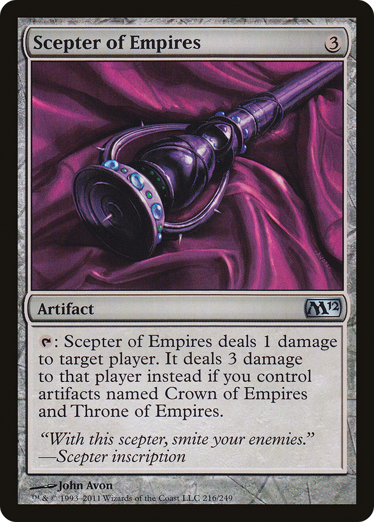 Scepter of Empires (M12-216)  - Magic 2012