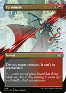Terminate (Borderless) (2X2-389)  Foil - Double Masters 2022