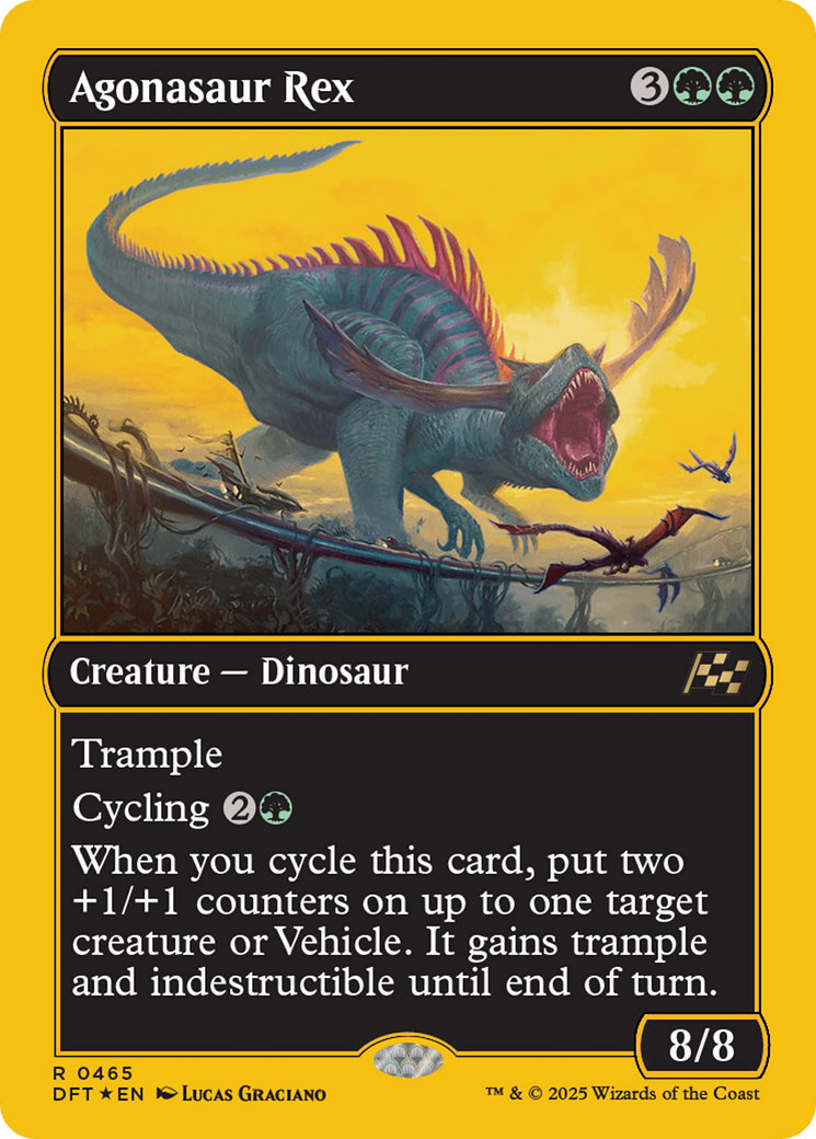 Agonasaur Rex (First-Place Foil) (DFT-465)  Foil - Aetherdrift
