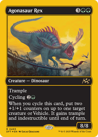 Agonasaur Rex (First-Place Foil) (DFT-465)  Foil - Aetherdrift