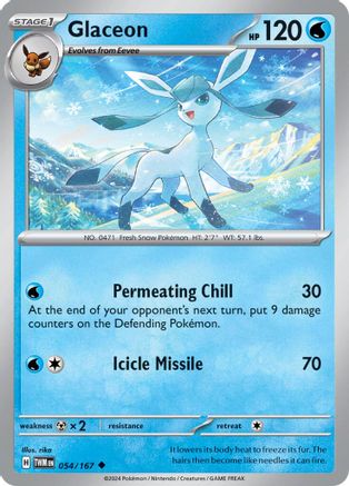 Glaceon 054/167  SV06 Twilight Masquerade