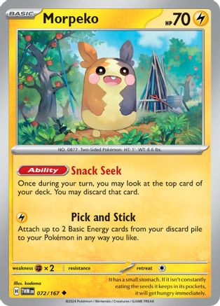 Morpeko 072/167  SV06 Twilight Masquerade