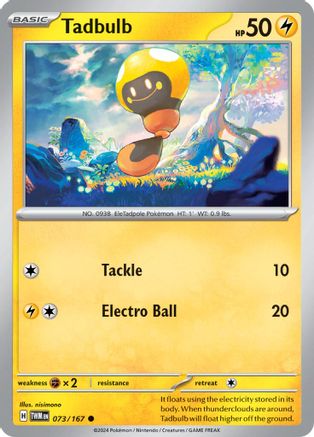 Tadbulb 073 - Reverse Holofoil SV06 Twilight Masquerade