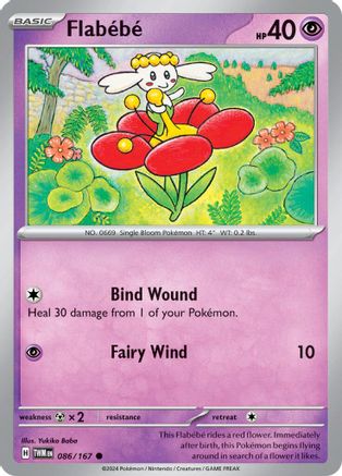 Flabebe 086/167 - Reverse Holofoil SV06 Twilight Masquerade