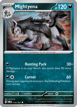 Mightyena 114/167  SV06 Twilight Masquerade