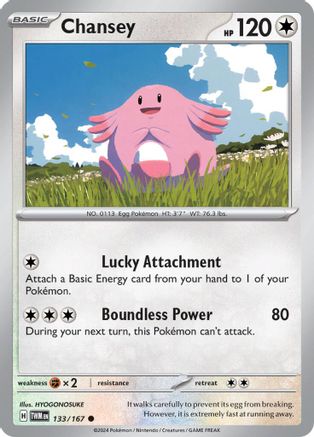 Chansey 133/167  SV06 Twilight Masquerade