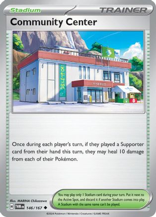 Community Center 146/167 - Reverse Holofoil SV06 Twilight Masquerade
