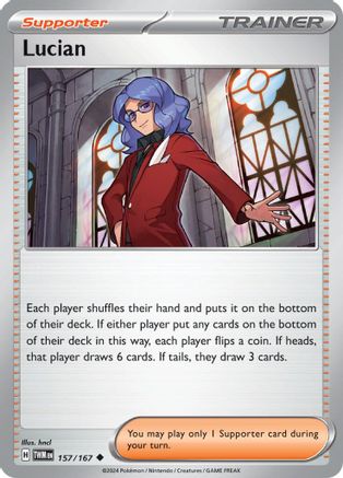 Lucian 157/167 - Reverse Holofoil SV06 Twilight Masquerade