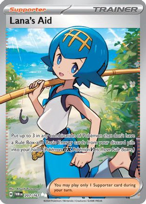 Lana's Aid 207/167  - Holofoil SV06 Twilight Masquerade - Ultra Rare