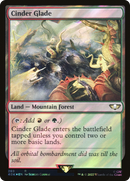 Cinder Glade (Surge Foil) (40K-269)  Foil - Warhammer 40,000 Commander