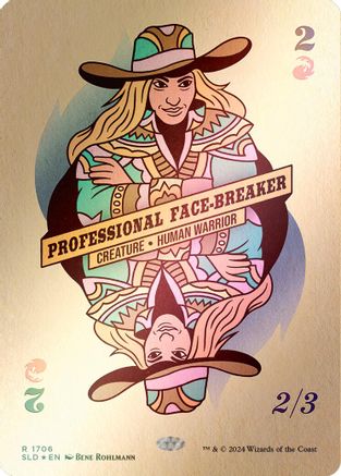 Professional Face-Breaker (Rainbow Foil) (SLD-1706)  Foil - Secret Lair Drop Series