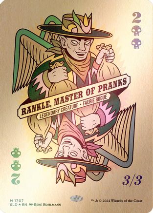 Rankle, Master of Pranks (Rainbow Foil) (SLD-1707)  Foil - Secret Lair Drop Series