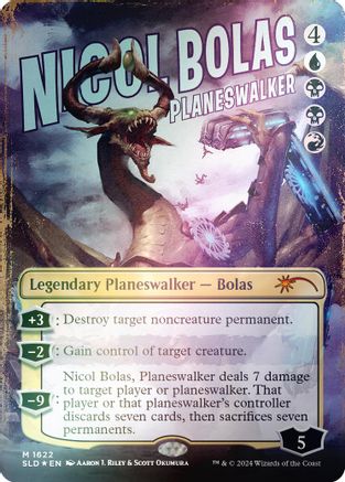 Nicol Bolas, Planeswalker (Rainbow Foil) (SLD-1622)  Foil - Secret Lair Drop Series