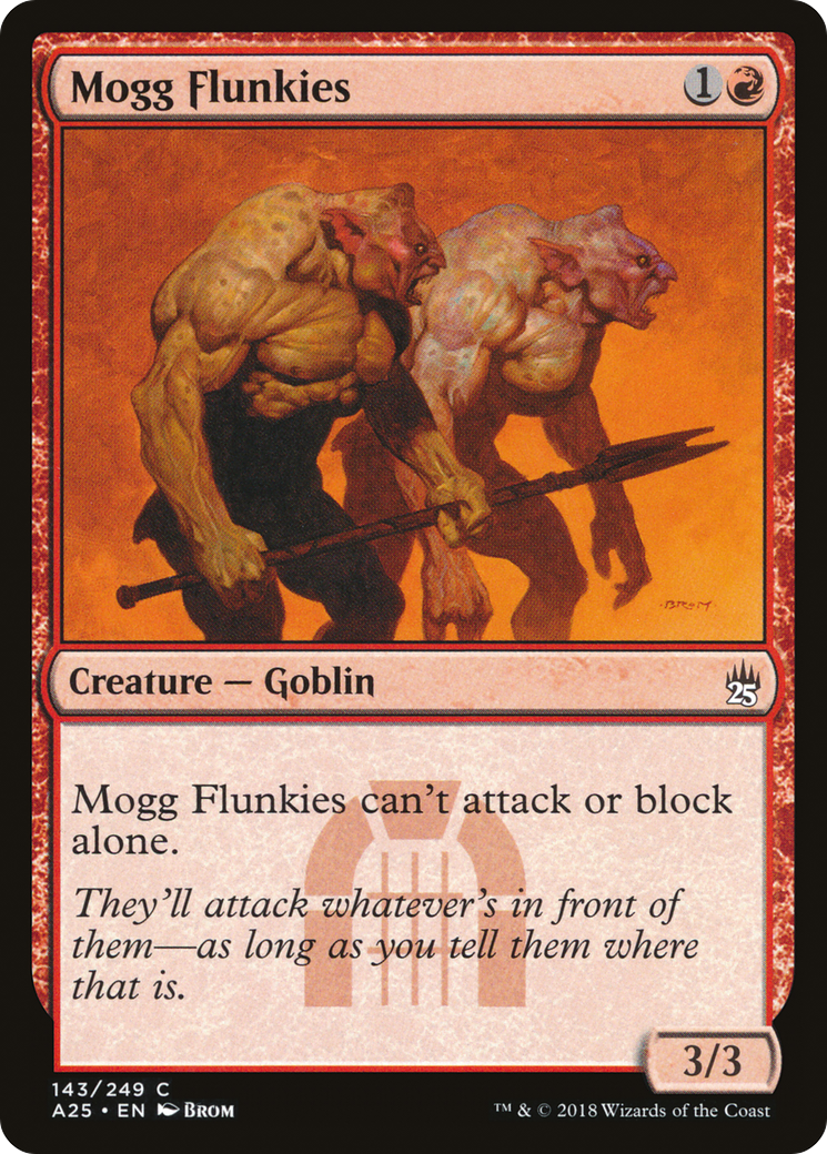 Mogg Flunkies (A25-143)  Foil - Masters 25