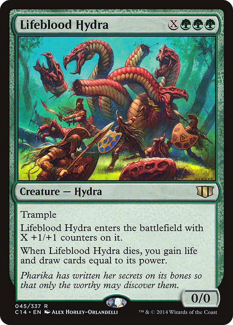 Lifeblood Hydra (C14-045)  - Commander 2014