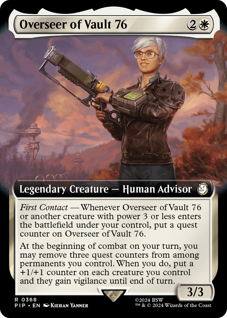 Overseer of Vault 76 (Extended Art) (PIP-368) - Fallout: (Extended Art) Foil