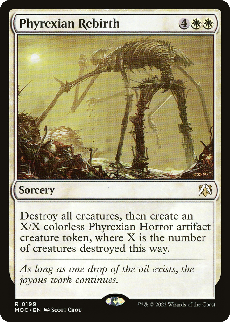 Phyrexian Rebirth (MOC-199)  - March of the Machine Commander