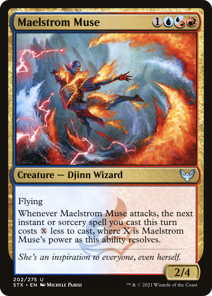 Maelstrom Muse (STX-202)  Foil - Strixhaven: School of Mages