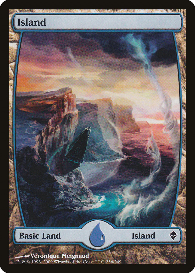 Island (236) - Full Art (ZEN-236)  Foil - Zendikar