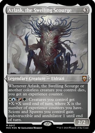 Azlask, the Swelling Scourge (Foil Etched) (M3C-017)  Foil - Modern Horizons 3 Commander